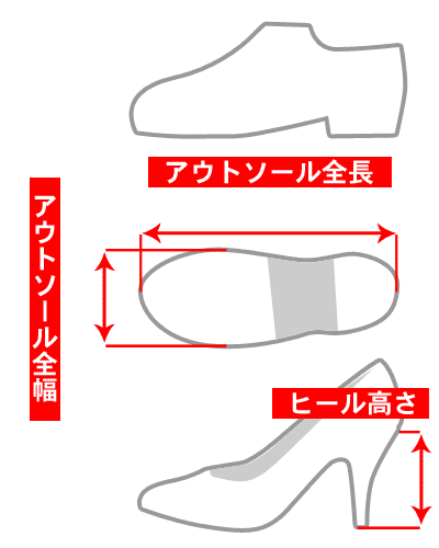 シューズのサイズ