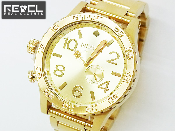 NIXON/ニクソン TIDE 51-30 オールゴールド 腕時計/A057-502買取ました！ – ブランド買取専門店リアクロ