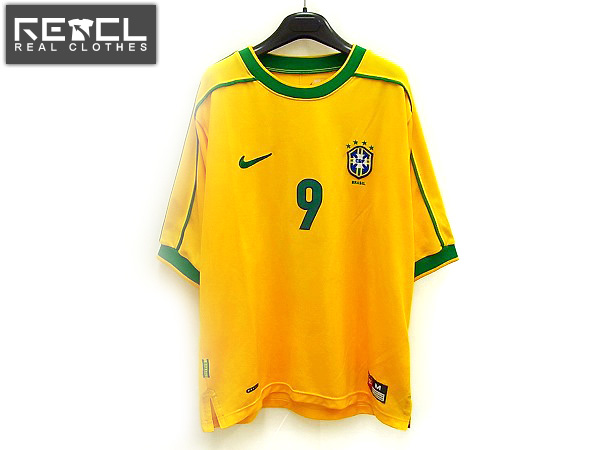 Nike サッカーブラジル代表ユニフォーム 98ｗ杯 9 ロナウド M買取ました ブランド買取専門店リアルクローズ