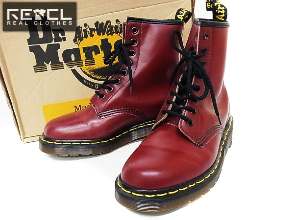 値下げ！Dr.Martens チェリーレッド 8ホール-connectedremag.com