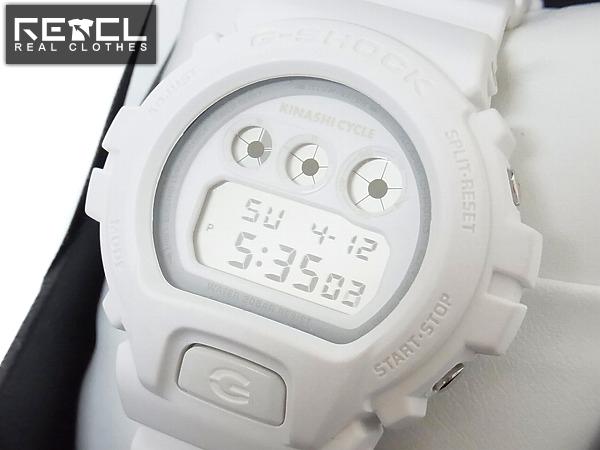G-SHOCK×木梨サイクル別注 三つ目腕時計 ホワイト DW-6900FS買取りました！ – ブランド買取専門店リアクロ