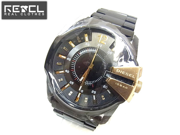【未使用】ディーゼル 腕時計 DZ-1209 ブラックメタル×ゴールドk買い取りました！ – ブランド買取専門店リアクロ