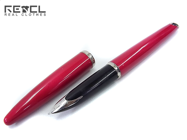 WATERMAN 万年筆 カレン EF グロッシーレッドST