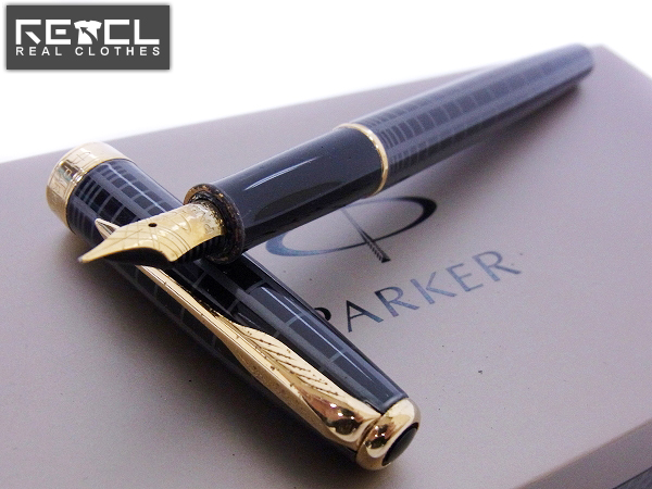 PARKER/パーカー ソネット 18K-750 ブラック×ゴールド 万年筆買い取り