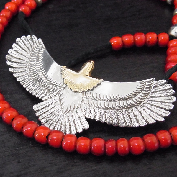 841【新品】バッファローボーンとホワイトハーツ赤、アリゾナターコイズネックレス 841【新品】バッファローボーンとホワイトハーツ赤、アリゾナ